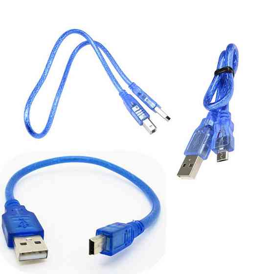 Екранований кабель MiniUSB для заряджання й даних Київ
