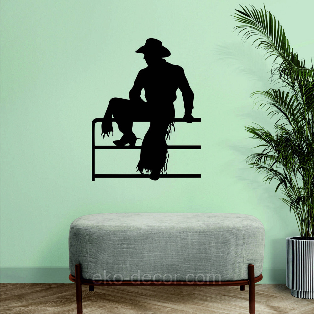 Декоративне настінне Панно «Силует чоловіка», Декор на стіну Київ - фото 4