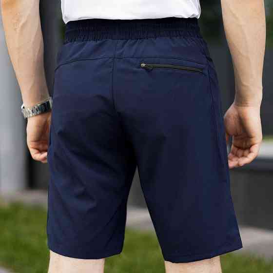 Темно-сині чоловічі шорти прямого крою Pobedov Vil'nyy Київ