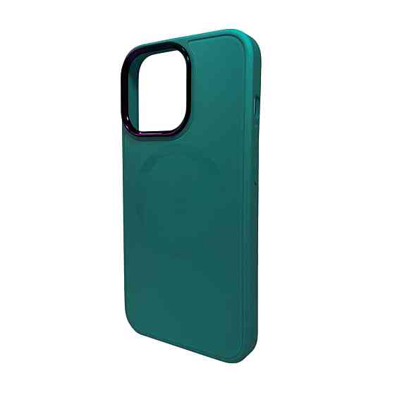 Чохол для смартфона AG Glass Sapphire MagSafe Logo for Apple iPhone 15 Green Киев