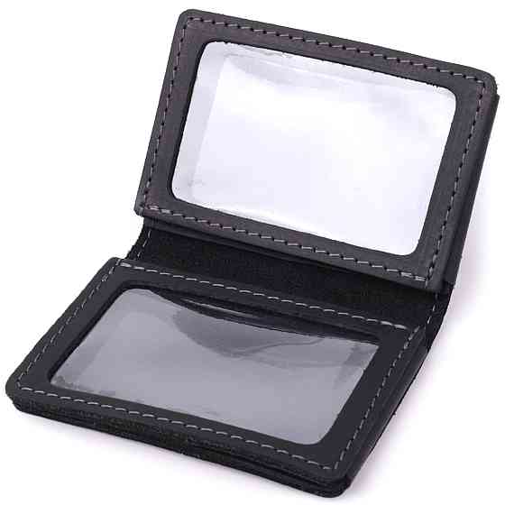 Чудова обкладинка на автодокументи у вінтажній шкірі GRANDE PELLE 22872 Чорний Київ