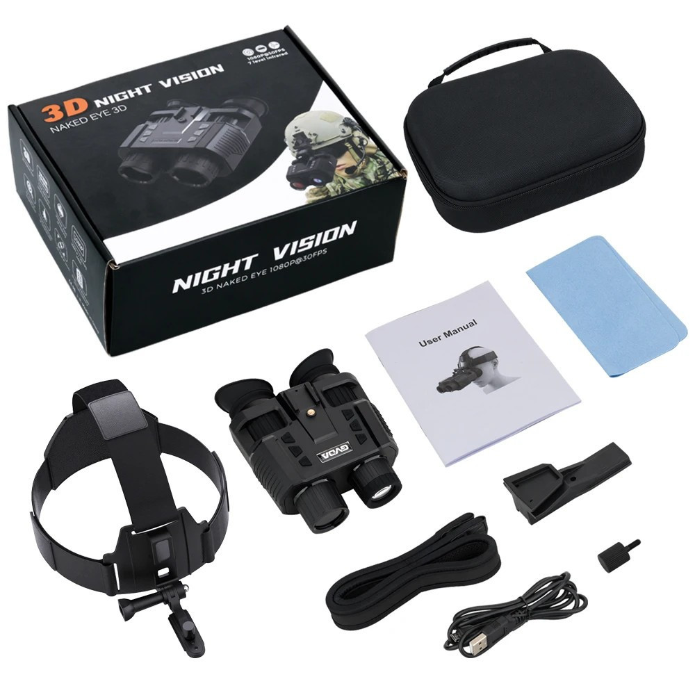 Бинокль ночного видения GVDA918 (до 400м в темноте) с креплением на голову + на шлем FMA L4G24 + карта 64Гб Винница - изображение 10