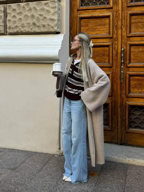 Подовжений кардиган – універсальний та стильний елемент гардеробу для будь-якої пори року. Одеса - фото 20