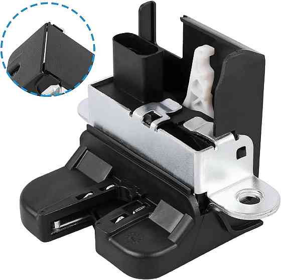 Замок багажника 5K0827505A чорний для VW Golf Polo Touran Passat Tiguan Seat Leon Altea XL 4-pin корпус замка багажника заміна Київ