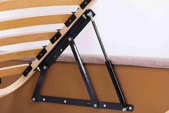 Кровать BNB Двуспальная Mayflower Comfort 180 x 200 см Simple С подъемным механизмом и нишей для белья Розовый Киев