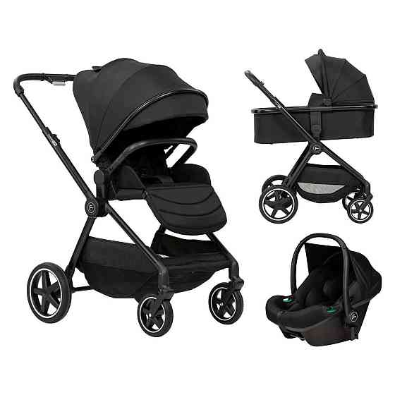 Коляска для дитини універсальна 3 в 1 FreeON Zack, black Київ