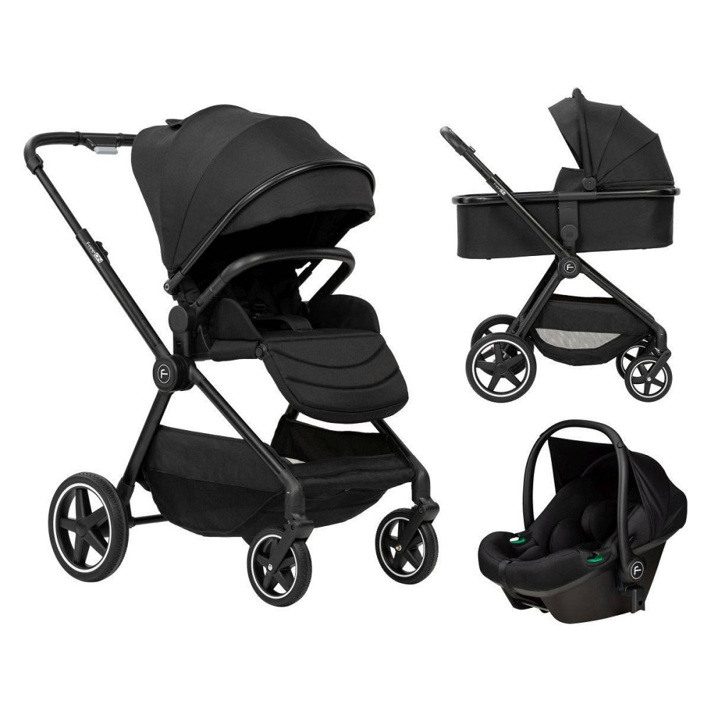 Коляска для дитини універсальна 3 в 1 FreeON Zack, black Київ - фото 2
