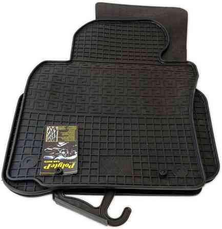 Гумові килимки VW Passat B6 (05-10), B7 (11-14), CC (08-16), Tiguan (07-16), комплект 4 шт, Polytep (євроклітинка) Чортків