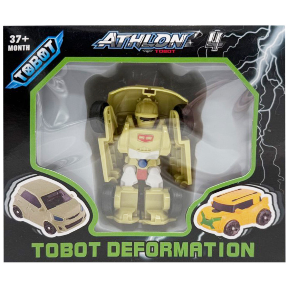 Машинка-трансформер "Tobot 2 в 1" 525-1(Khaki) пластик Вінниця - фото 1