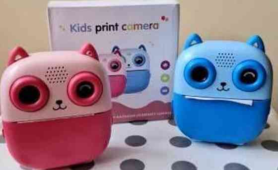 Детский Фотоаппарат 48Мп Мгновенной Печати Кіт Дитячий Миттєвого Друку Київ