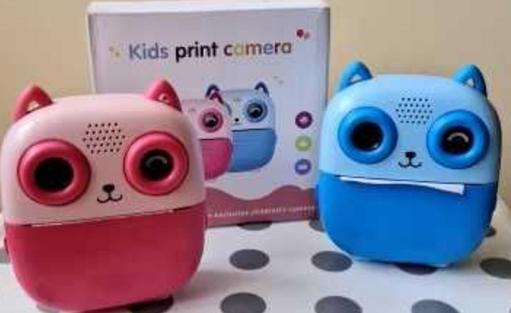 Детский Фотоаппарат 48Мп Мгновенной Печати Кіт Дитячий Миттєвого Друку Київ - фото 5