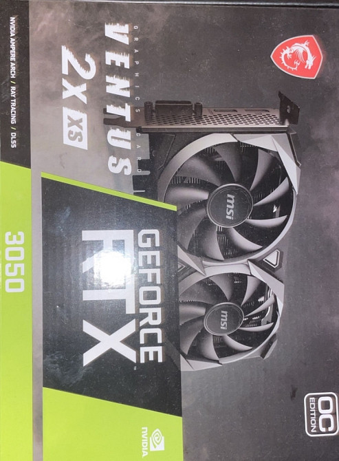 Відеокарта MSI PCI-Ex GeForce RTX 3050 Ventus 2X XS 8G/Нова. Київ - фото 2