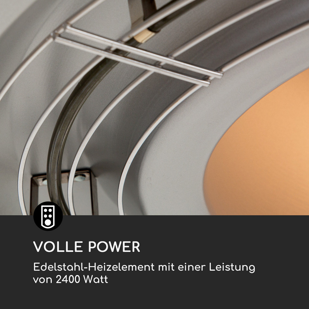 Нагрівач для патіо Heat Meister 2400 Вт, світлодіодний пульт дистанційного керування (Німеччина, читати Рівне - фото 6