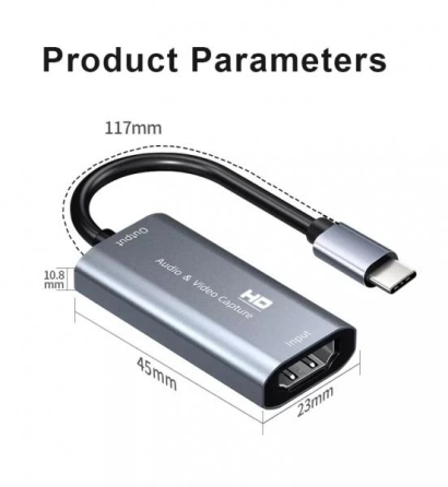 Карта відеозахоплення Guermok HDMI USB 3.0 / USB-C 4K Луцьк