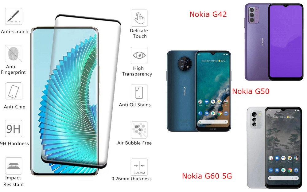Захисне скло HyperGlass Pro для Nokia G42, Nokia G50, Nokia G60 5G – максимальна чутливість та захист Київ - фото 2