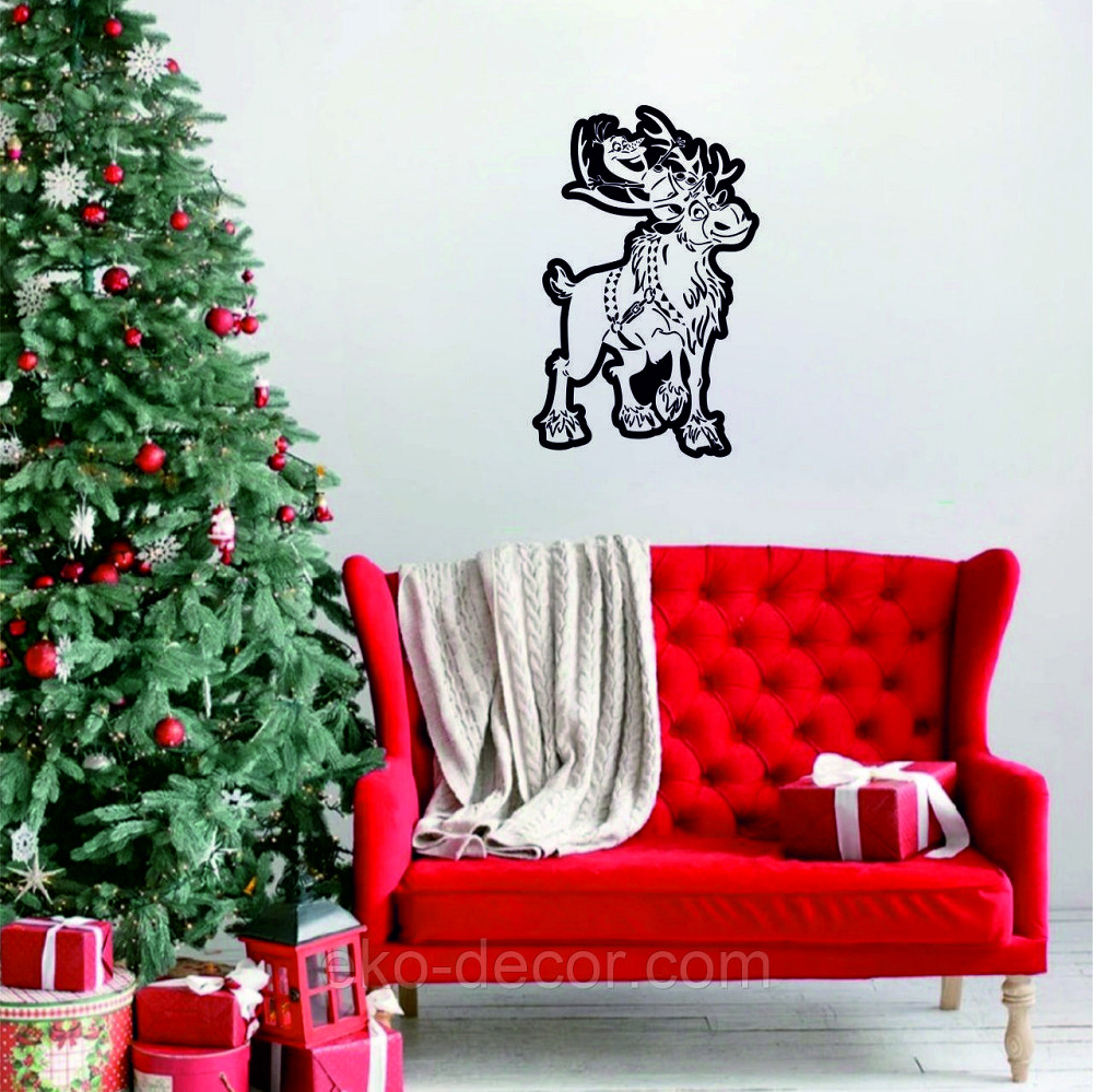 Декоративное настенное Панно «Олень», Декор на стену 90*56 см Киев - изображение 2