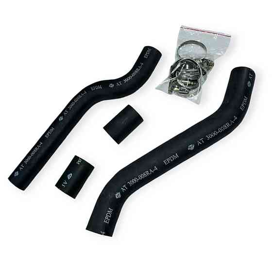 Патрубок 2108 (AT) +хомути в упак. радіатора Мукачево