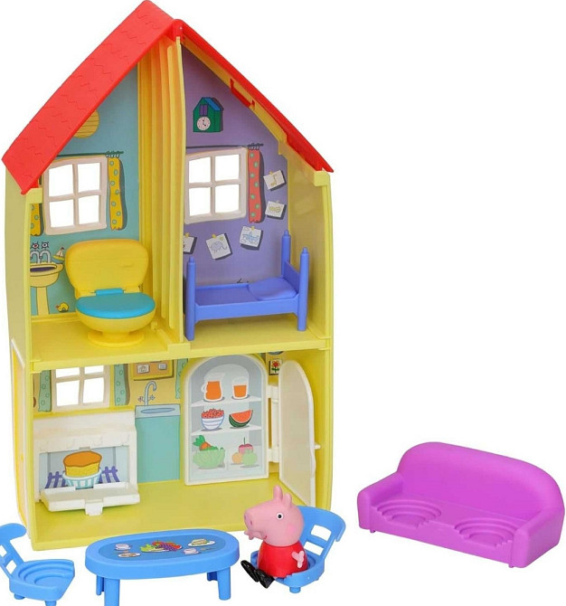 Игровой набор домик Пеппы с мебелью фигурка Peppa Pig F2167 дом.  ОРИГІНАЛ! Харьков - изображение 7