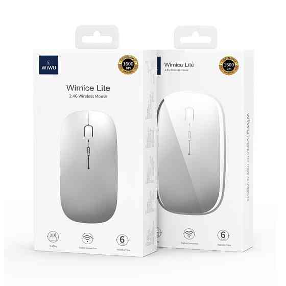 Маніпулятор миша бездротова WIWU Wimice Lite 2.4G Wireless Mouse WM101-C black Одеса