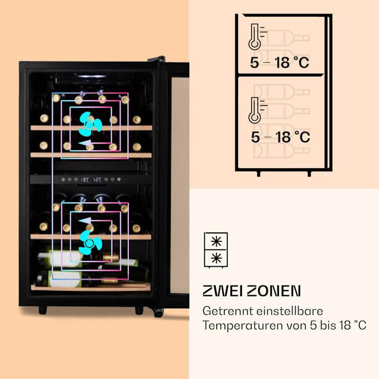 Холодильник для вина Barossa 34 Duo Klarstein Німеччина Рівне - фото 6