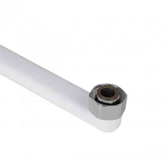 Змішувач для ванни Lidz Wawel 005 з душовим гарнітуром білий/хром Київ