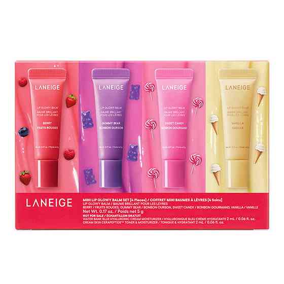 Набір бальзамів для губ Mini Lip Glowy Balm Set Laneige Київ