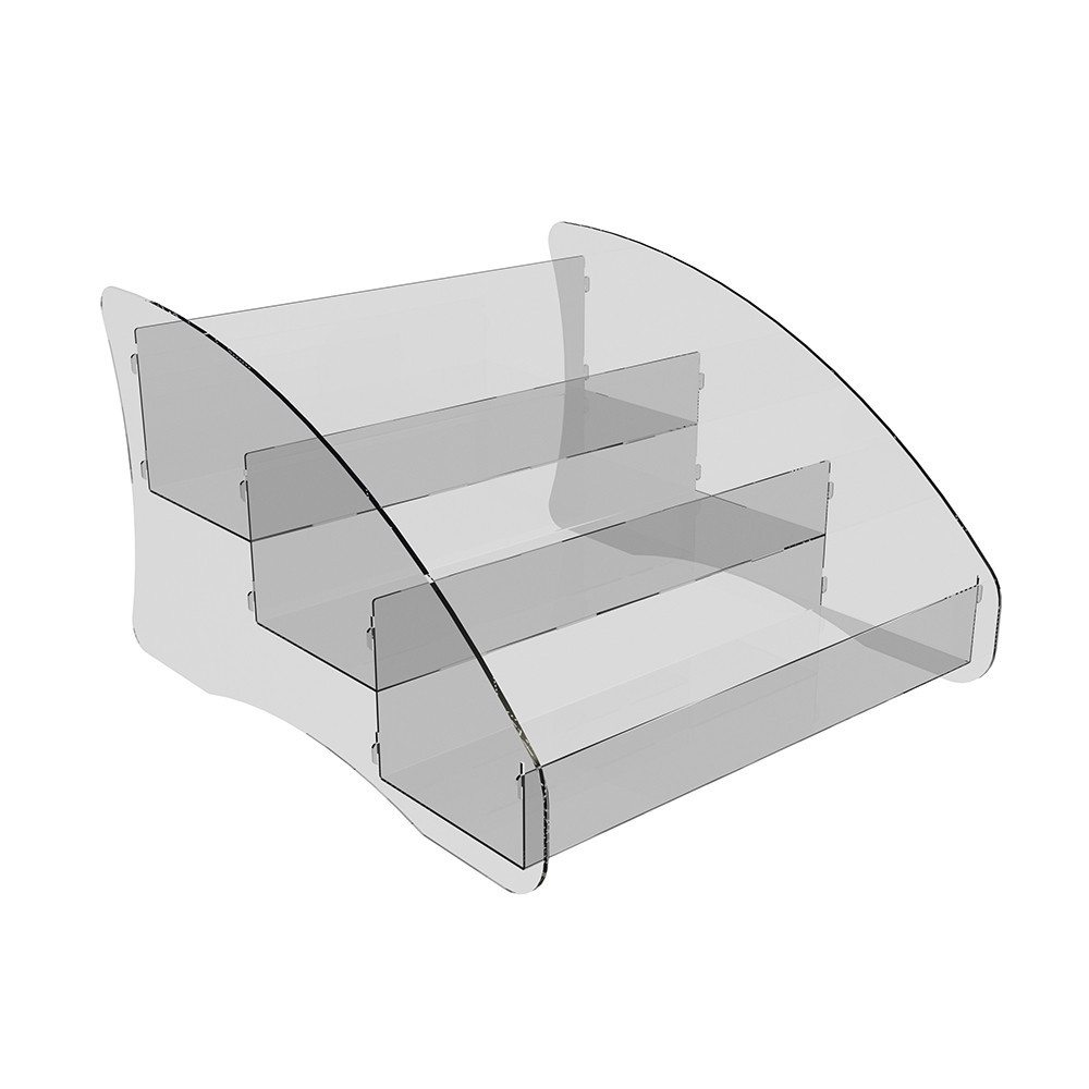 Товарная горка EKOSTAR на 3 ячейки из акрила 356х405х235 Киев - изображение 3