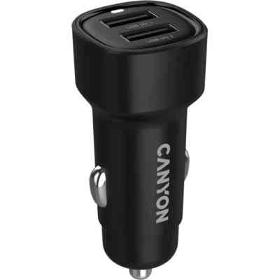 Зарядное устройство Canyon 2xUSB 24W black (CNE-CCABR2AA) Винница