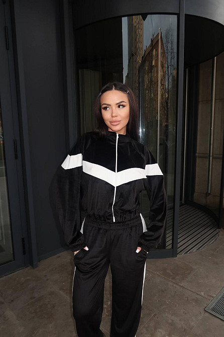 Женский стильный повседневный костюм двойка велюр спорт Одесса - изображение 2