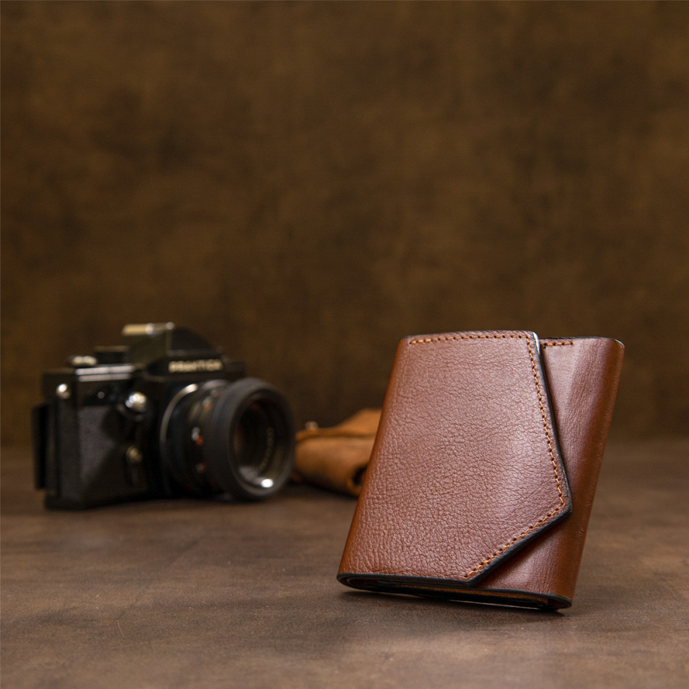 Оригинальное портмоне для мужчин GRANDE PELLE 11464 Коричневый Киев - изображение 8