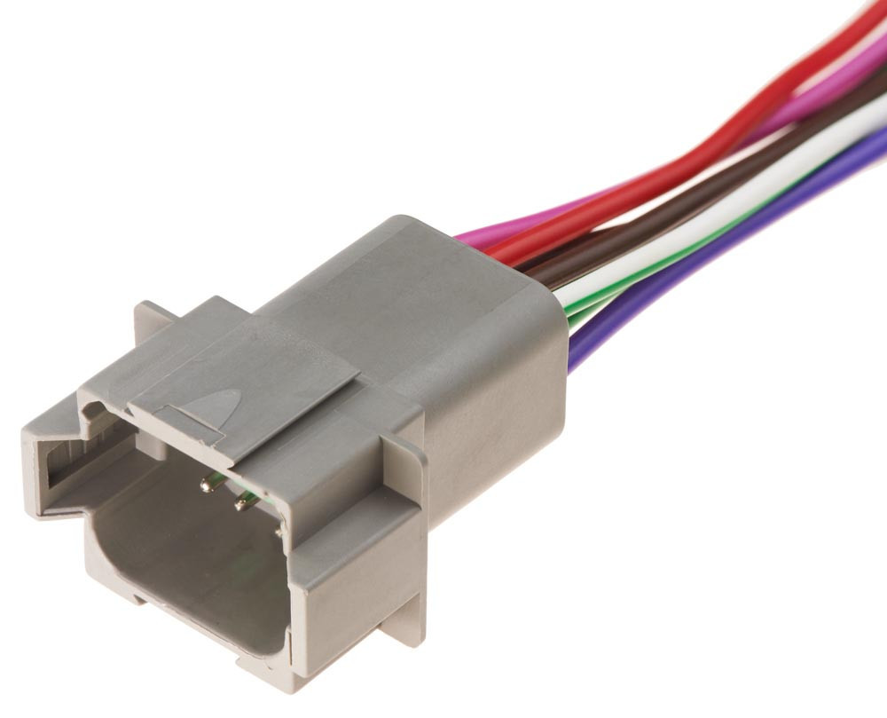 Роз'єм конектор с проводом, 8-кон., Спецтехника, DT04-8P, DT04-08PA, DEUTSCH Америка, CAT, JCB, MAN Київ - фото 1