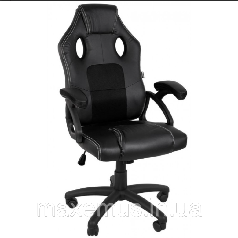 Компьютерное кресло для геймера YS-6056 с сетчатой спинкой кресло для работы за ноутбуком черное Мостиска - изображение 7