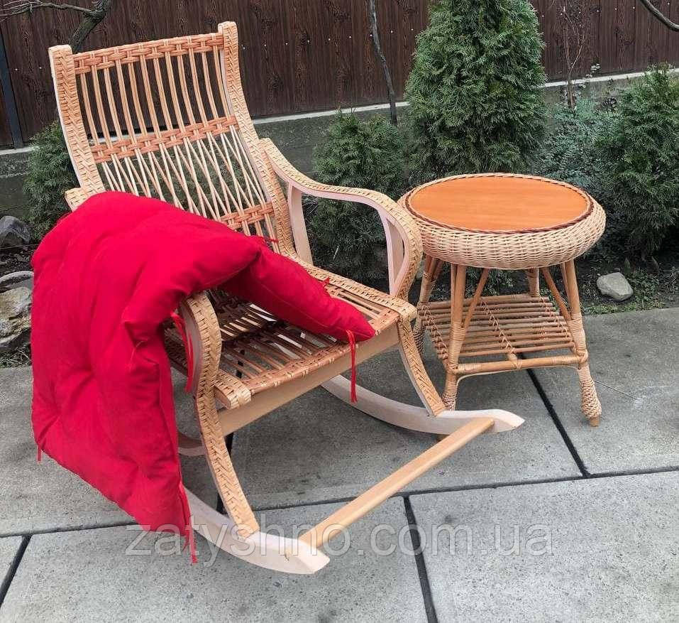 Мебель из лозы : качалка и журнальный стол Киев - изображение 4