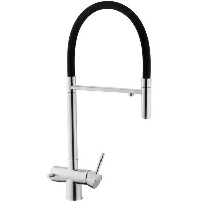 Смеситель Kroner Klassisch-ESG03815BLK (CV027933) Винница - изображение 5