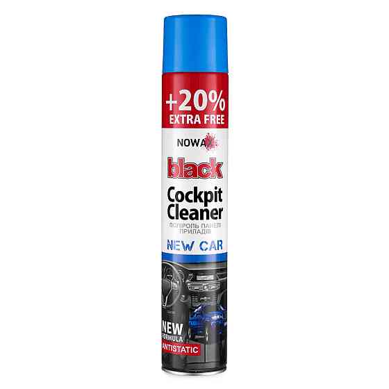 Поліроль для панелі приладів Nowax Cockpit Cleaner Spray Нова машина, 750мл Львів