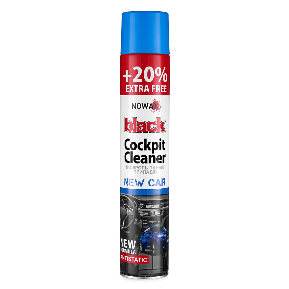 Поліроль для панелі приладів Nowax Cockpit Cleaner Spray Нова машина, 750мл Львів - фото 1