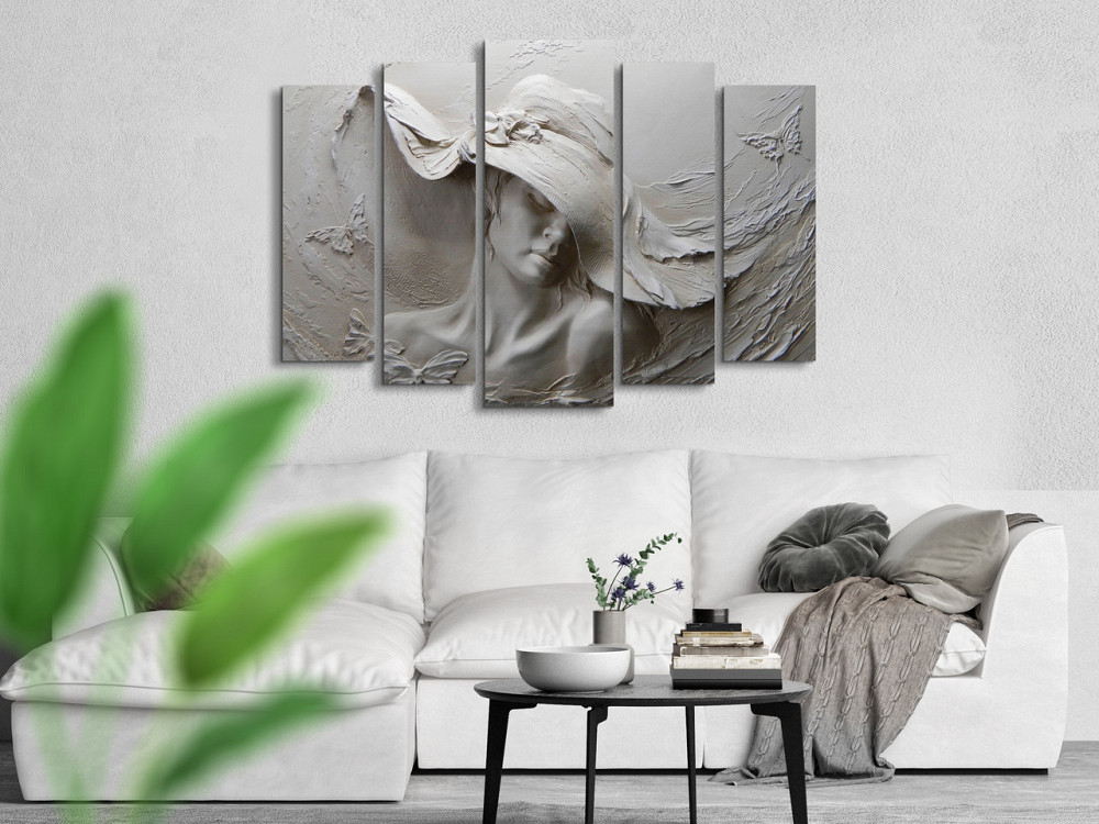 Модульна картина у вітальню / спальню Дівчина 3D Art-446_5 ( 80х118см ) Київ - фото 2