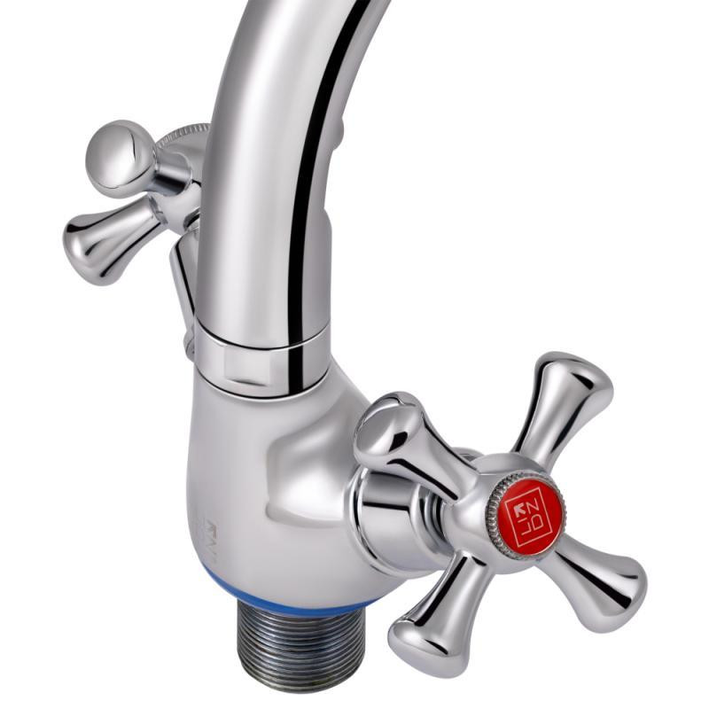 Змішувач для кухні Lidz (CRM) 75 21 271F-6, хром Київ - фото 5