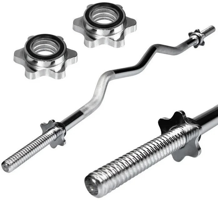 Комплект 40 кг | Штанга складальна 1.8 м пряма + Гантелі 45 см розбірні Київ - фото 3