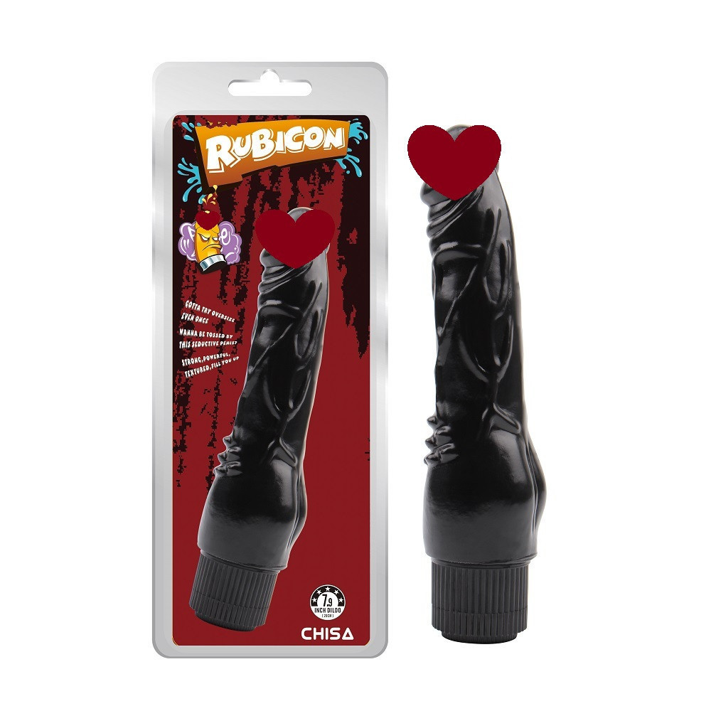 Вибратор реалистичный Chisa Rubicon Vibrating Naughty Cock, черный Sex Aura Киев - изображение 1