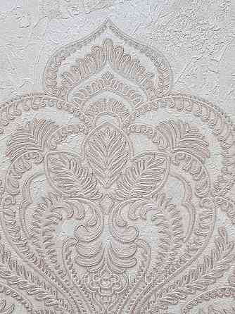 Шпалери вініл на флізеліні гарячого тиснення DU&KA King1.06х10 під штукатурку глянсові текстурні світло-беж Київ