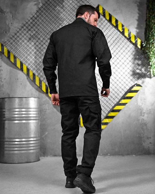 Тактический костюм уставной ENDER черный полиция  ДЛ6225 Одесса - изображение 3