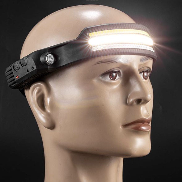 Світлодіодний ліхтар з кріпленням на голову BL-W689-LM+3COB, Ліхтар на лоб для риболовлі Police RU-56 Львів - фото 4