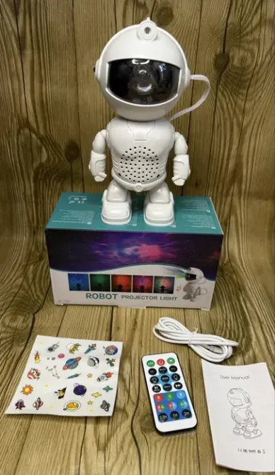 Ночник-проектор зоряного неба RGB з колонкою, лазером, пультом керування та ефектом місяця Одеса - фото 10