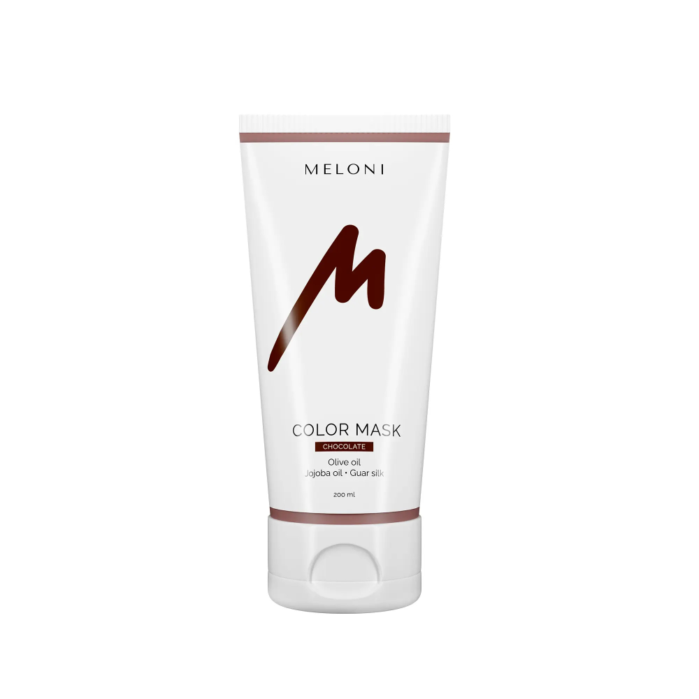 Тонуюча маска для волосся Шоколадний Color Mask Chocolate Meloni 200 мл Київ - фото 1