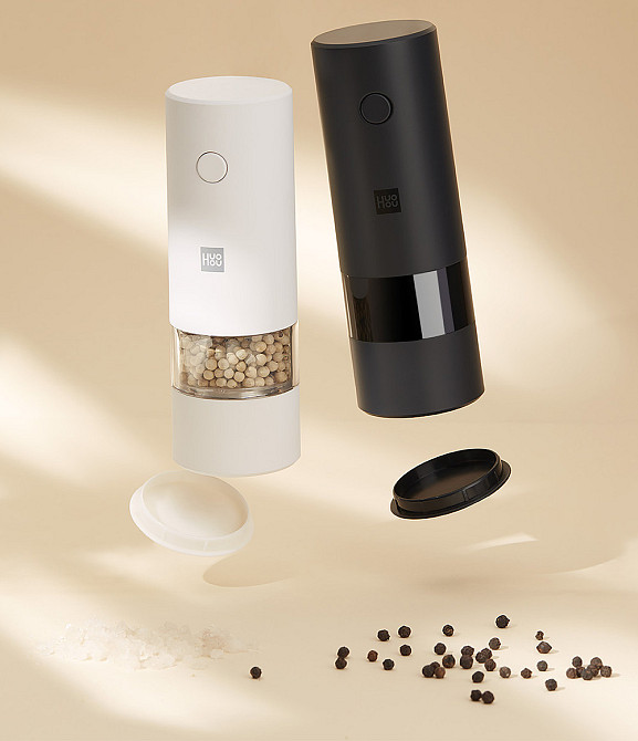 Аккумуляторная мельница для специй Xiaomi HuoHou Electric Grinder RECHARGEABLE (HU0201) White Черновцы - изображение 4