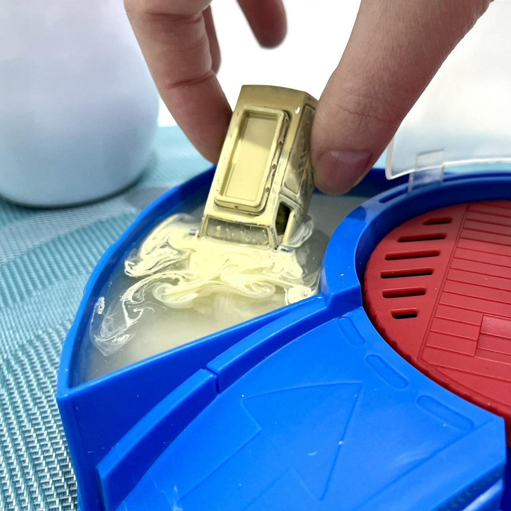 Автомийка 2 металопластикові машинки рухливі елементи, що змінюють колір пульверизатор піпетка для води Синя (SK 771) Чернігів - фото 3