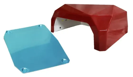 SUN Diamond гибридная светодиодная лампа 36W для ногтей многогранник на магнитах, сенсор без коробки. Киев