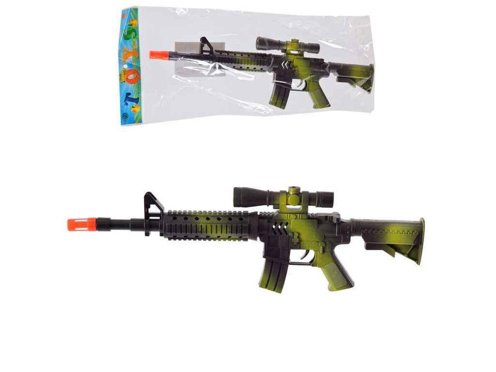 Автомат 39,5*12см зелений трещітка арт.999-13 ТМ 7TOYS Київ - фото 1