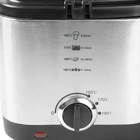 Фритюрница для дома на 1,5 л Crownberg CB 5542, 1200 Вт для картошки фри, нагетсов Коломыя